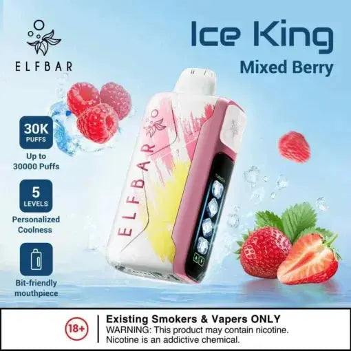 Elf Bar Ice King – Mixed Berries – 30K - Vape Shop Pune VapeshopPune