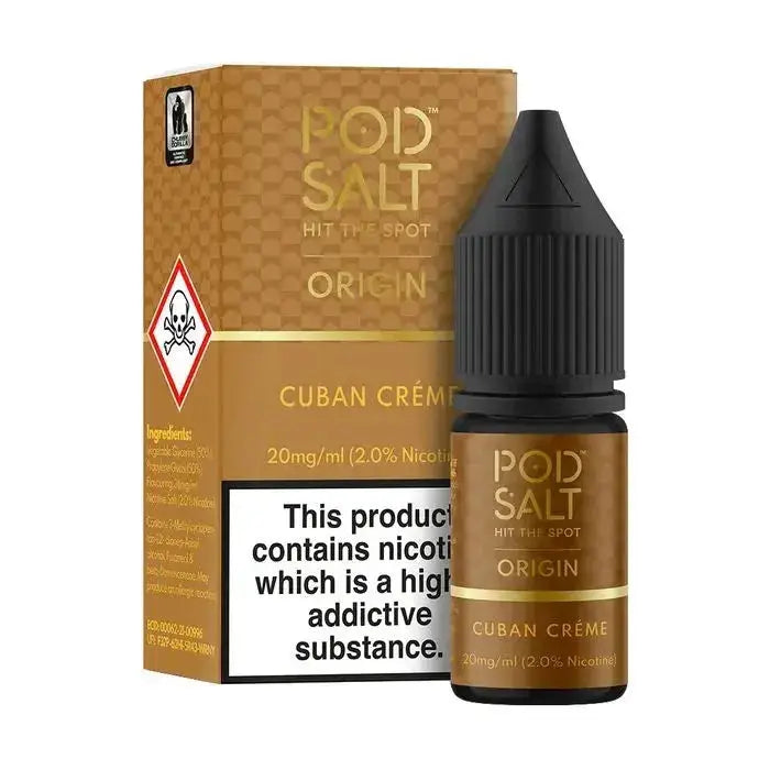POD SALT CUBAN CREME – Nicotine Salt - Vape Shop Pune VapeshopPune