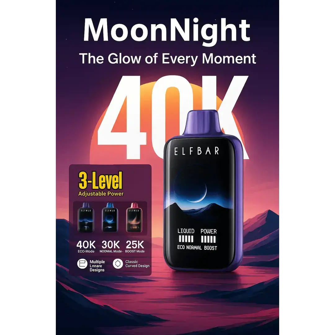 Elf Bar Moon Night 40k – Blackberry Ice - Vape Shop Pune VapeshopPune