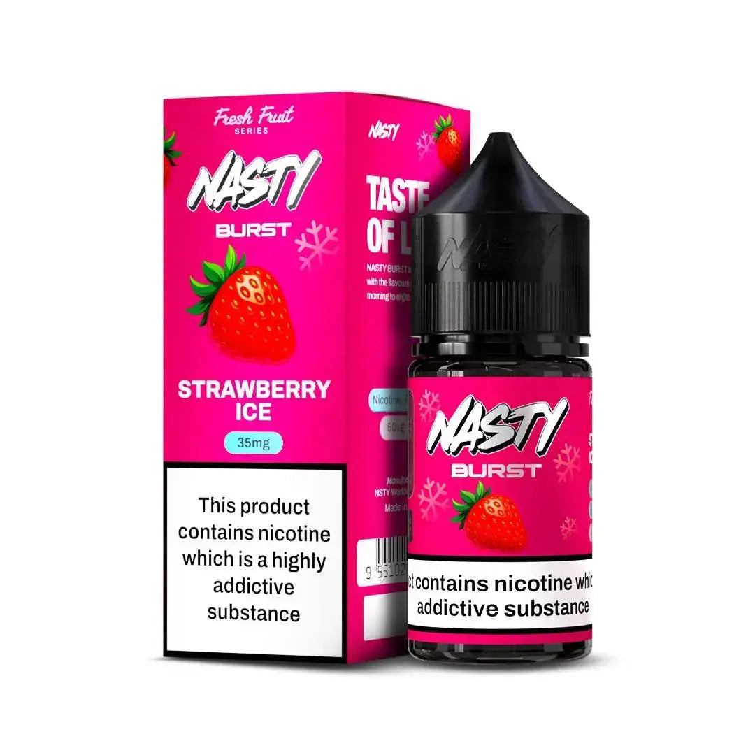 Nasty Burst Nic salts – Strawberry ice - Vape Shop Pune VapeshopPune