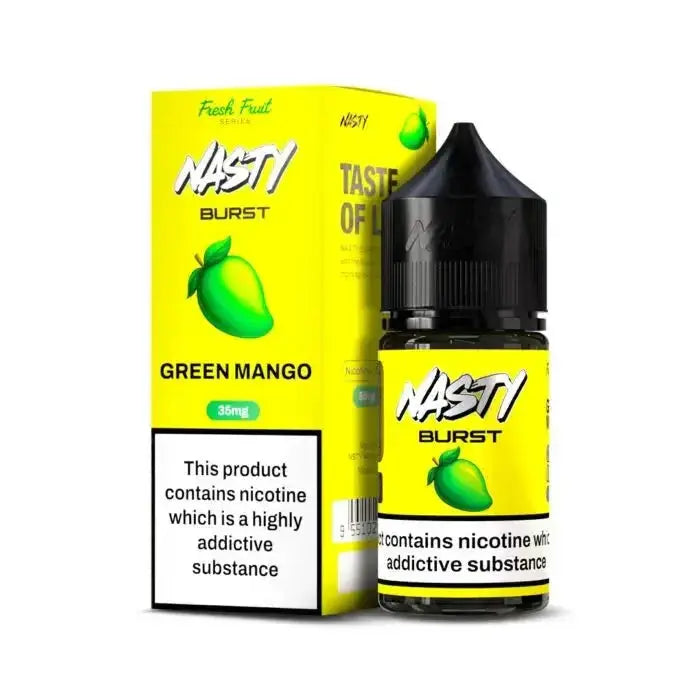 Nasty Burst Nic salts – Green Mango - Vape Shop Pune VapeshopPune