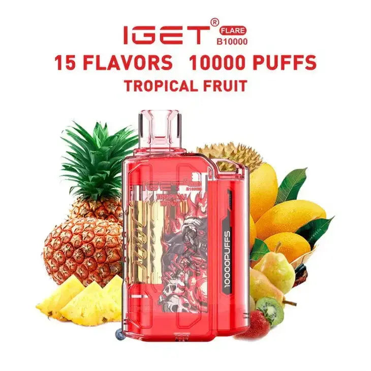 IGET FLARE B10000 – Tropical Fruit - Vape Shop Pune VapeshopPune