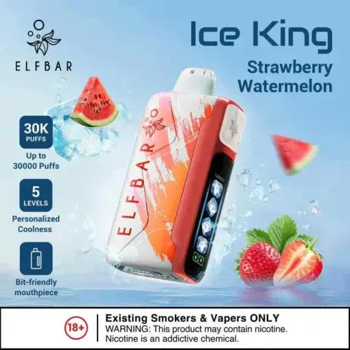 Elf Bar Ice King – Strawberry Watermelon – 30K - Vape Shop Pune VapeshopPune