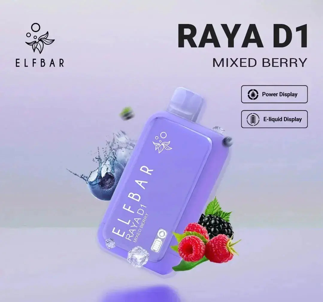 ELF BAR RAYA D1 – Mixed Berry - Vape Shop Pune VapeshopPune