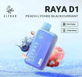 ELF BAR RAYA D1 – Peach Lychee Blackcurrant - Vape Shop Pune VapeshopPune