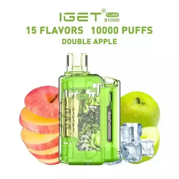 IGET FLARE B10000 – Double Apple - Vape Shop Pune VapeshopPune
