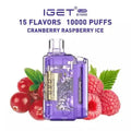 IGET FLARE B10000 – Cranberry Raspberry ice - Vape Shop Pune VapeshopPune